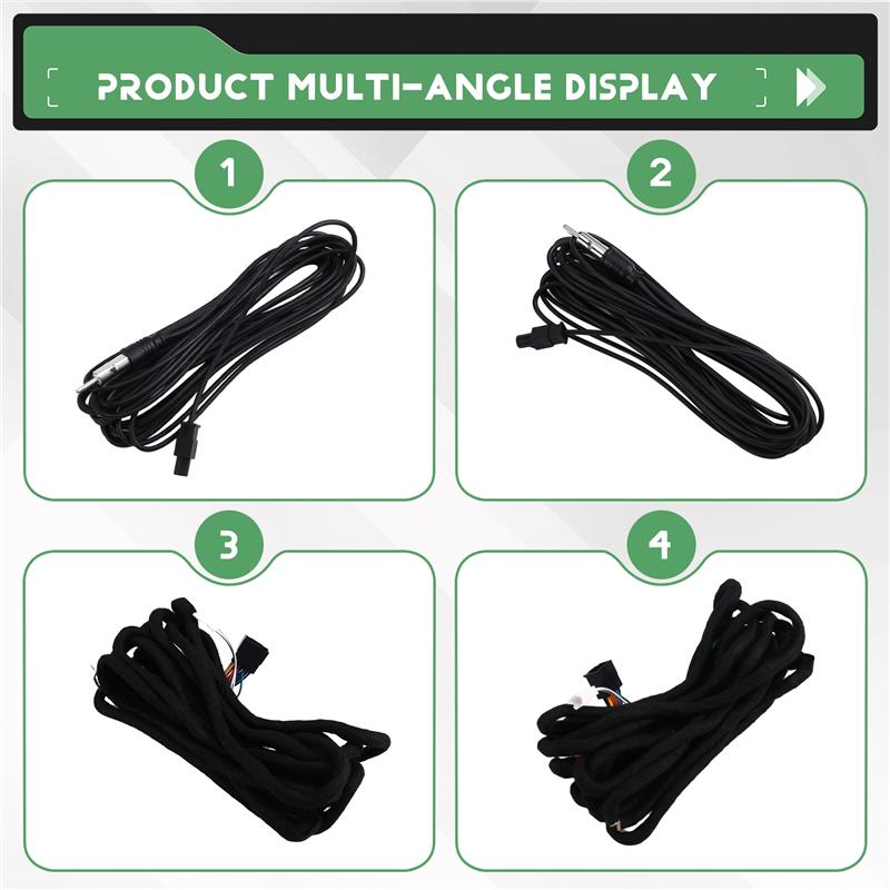 Wiring Harness Extension Cable 6M For BMW Universal Car Radio Power- Fits 3 Series 5 Series X5 M3 M5 E46 E38 E39 E53