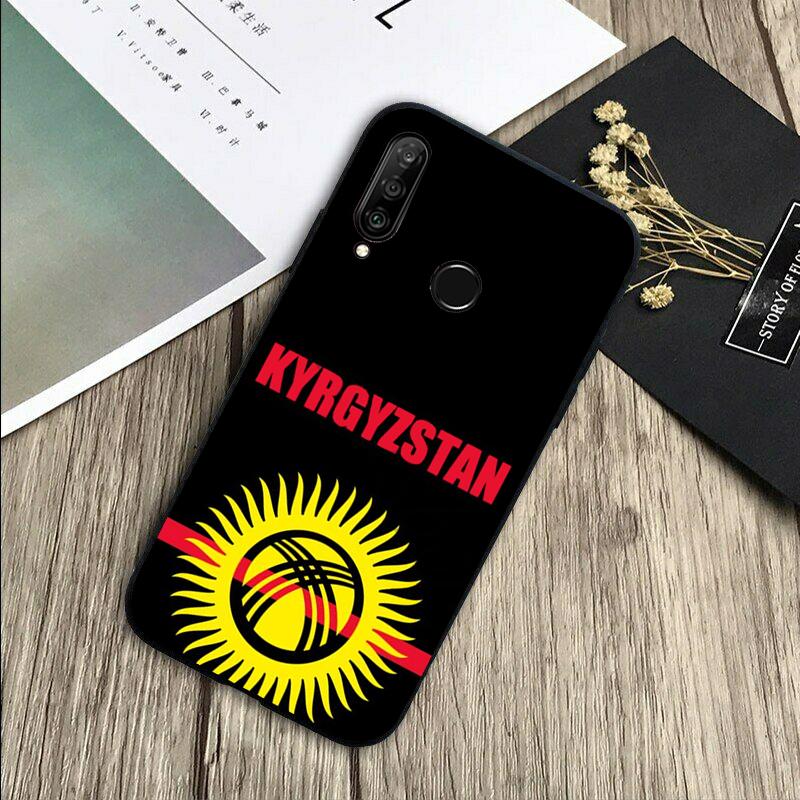 Kyrgyzstan Flag For Huawei Nova 11 9 10 SE Y70 Y60 Y90 Y61 Y91 Y73 Y72 12i 11i 8i P30 P40 Lite P60 Pro Case