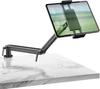 Tablet Arm Mount Compatible with Mobile Monitors and Made of Alloy for High Wrench for Easy Height-Adjustable - 15.6" 12.9" iPads. All-Aluminum
