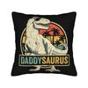 Jurassic Dad Pain Finds A Way Pillowcases Merch Printed Cushion Cover Decorations  Throw Pillow Case Cover Home Multi Size