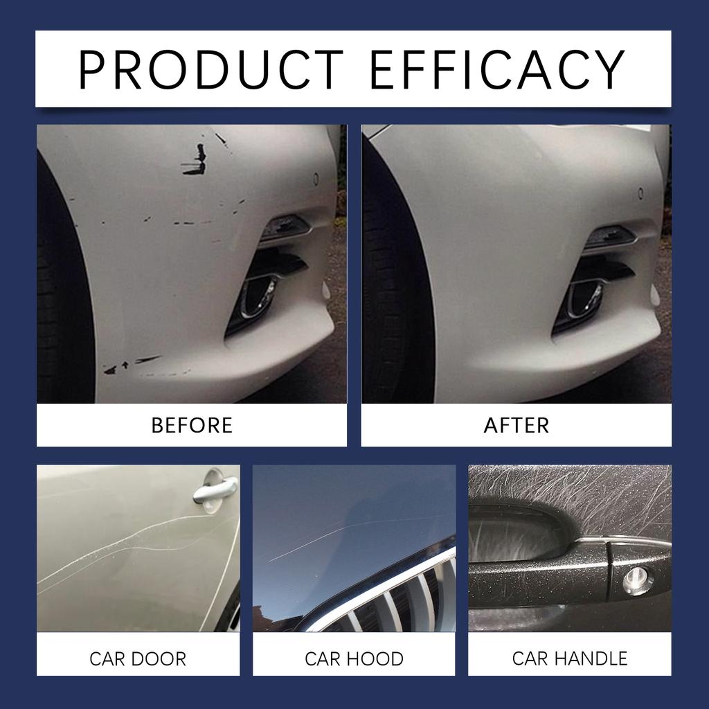 Car Scratch Remover Spray Instant Paint Repair Gloss Clear Coat Safe Removal for Swirl Marks Easy Spray Wipe Application 100ml