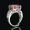 Jewelry Copper Bottom Gold-Plated Rose Cut Dry Rose Temperament Set Main Stone 14-12Mm