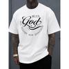 European Size Believe In Possibilities Mens T Shirt White Elegant Summer for Summer Casual Daily Wear Spring and Summer Clothing