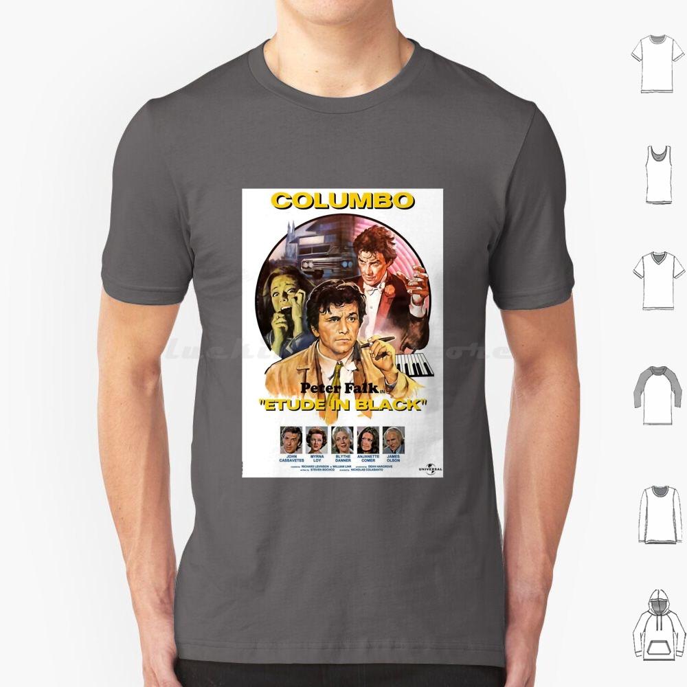 Columbo And Cassavetes T Shirt Big Size 100 Cotton Gena Rowlands John Cassavetes A Woman Under The Influence Film Peter Falk S