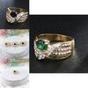 Stunning Fashionable Crystal Ring In [insert Color] For Elegant Lady's Party Jewelry