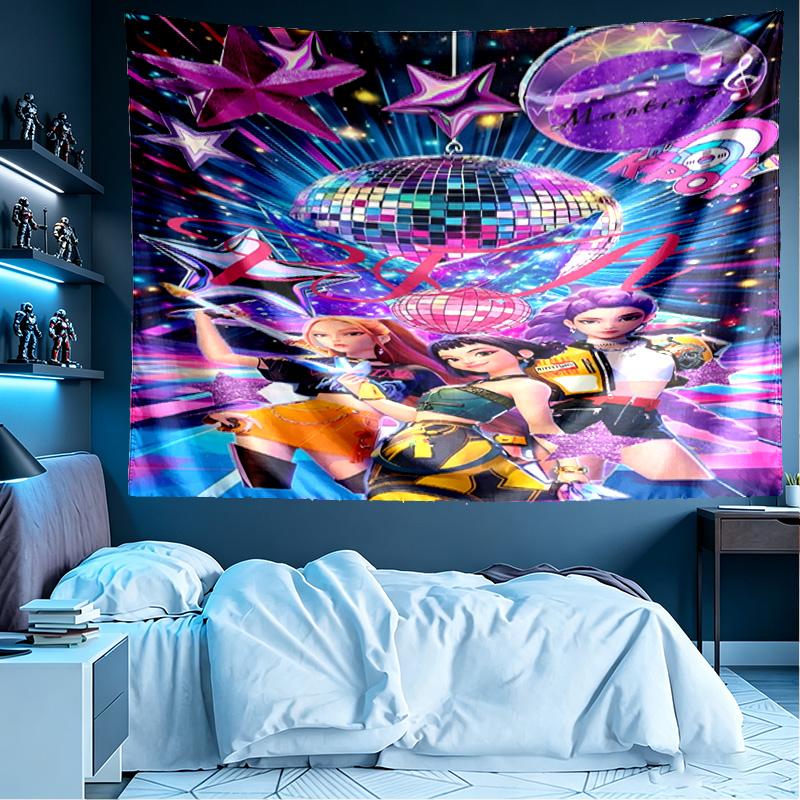 K Print Tapestry, Lightweight Wall Hanging, for Bedroom, Dorm, Living Room, Home Art Decor - Birthday Christmas Gift for Friends