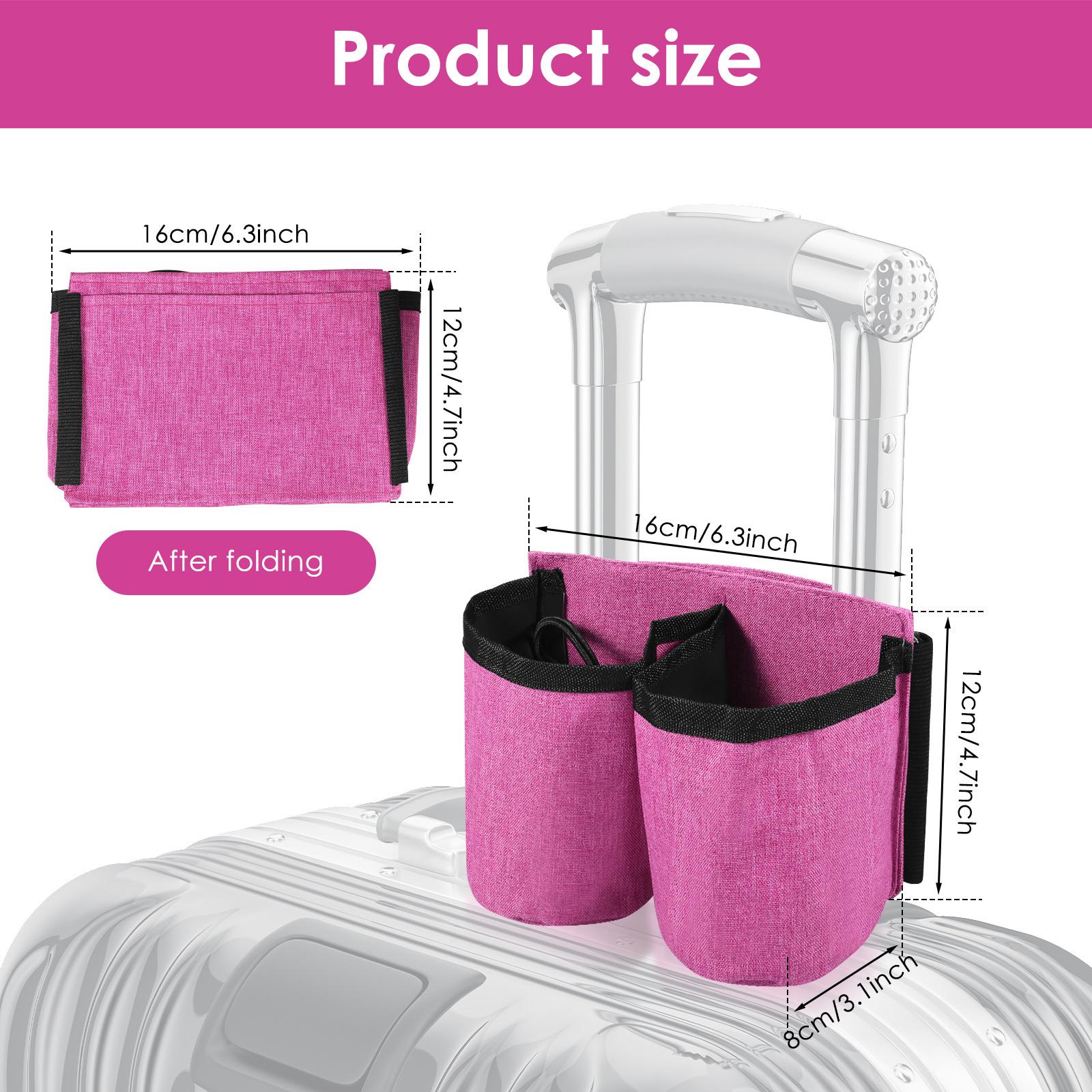 

Travel Luggage Cup Holder Durable Suitcase Drink Bag with Drawstring Portable Milk Tea Coffee Mugs Holder for Flight Attendant розы красного