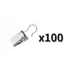 10-100PCS Stainless Steel Curtain Clips For Curtain Photos Decor Wire Holder For Hanging Photos Drapes Clip Clamp Replacement