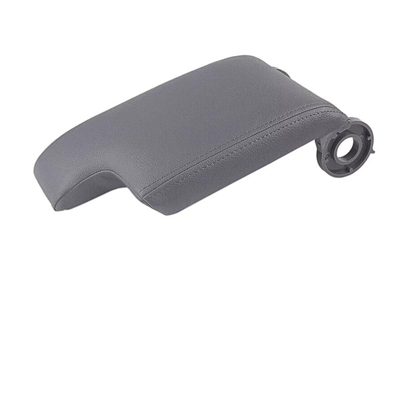 Car Center Console Armrest Cover Kit for BMW E46 1998-2006 Fiber Leather Car Armrest Left Driver Automotive Interior Accessories