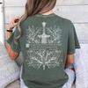 Camiseta Vintage Fireheart Book Club 2 Lados Conforto Estampa Trono de Vidro Manga Curta Diária Unissex Tee Tendência Casual Streetwear