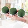 Mini Round Floral Foam Holder Green Flower Arrangement Foam Blocks with Wire for Wine Bottle Decor Wedding Birthday Table Centerpiece