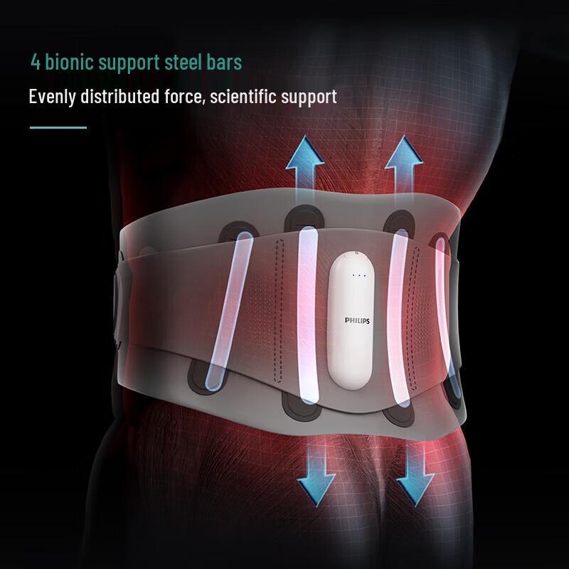 Philips Heated Waist Massager with Support Belt
