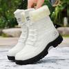 Snow Boots Women's Winter New Velvet Thickened Large Cotton Shoes Men Non-slip, Cold-proof and Warm Short Boots