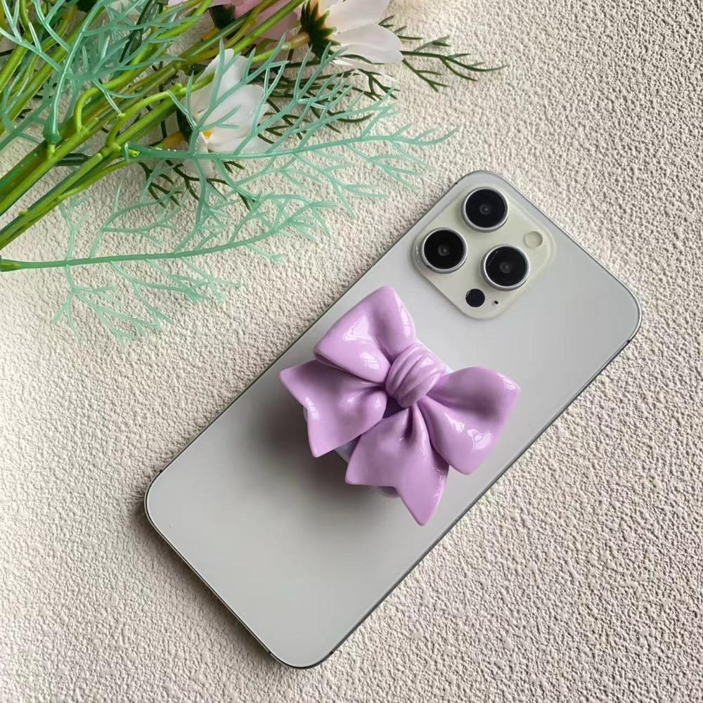 

Масштабований лінивий тримач Портативне кільце-тримач для пальця Милий тримач для телефону фіолетовий