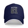 Summer Black Never 51 Baseball Cap  Outdoor Gym Casual Print Sun Trucker Hat Women Unisex Wholesale Baseball Caps
