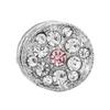 New Silver Plated Pink Diamond Butterfly Alloy Large Hole Charm Beads For DIY Bracelet Necklace Jewelry Accessories Gift