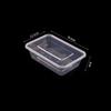 Zebian Disposable Rectangular Food Containers