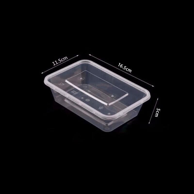 Zebian Disposable Rectangular Food Containers
