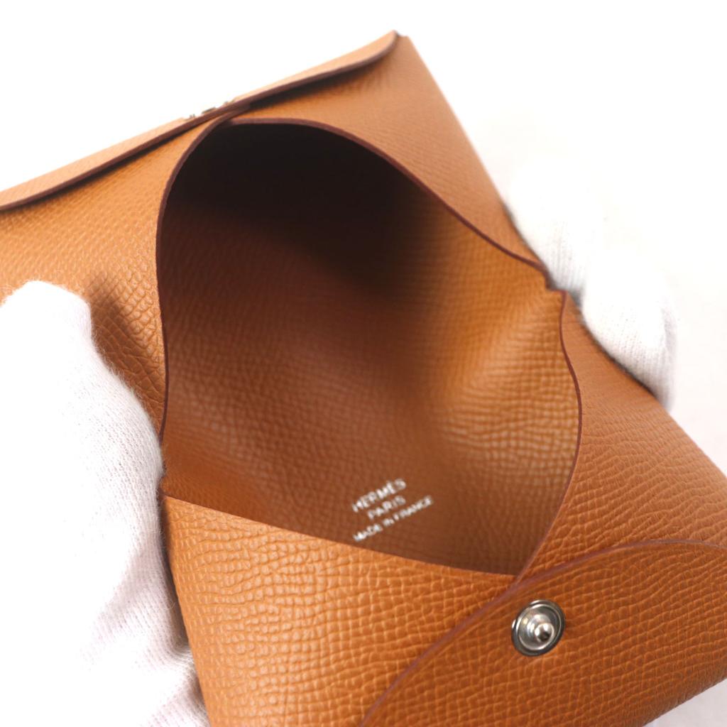 Excellent HERMES Coin case Calvi Card Case Epsom mens Used