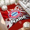 Custom Name Personalized FC Bayern Print Carpet, Versatile Home Decor Rug, for Playroom, Apartment, Balcony, Entryway, Hallway Gift