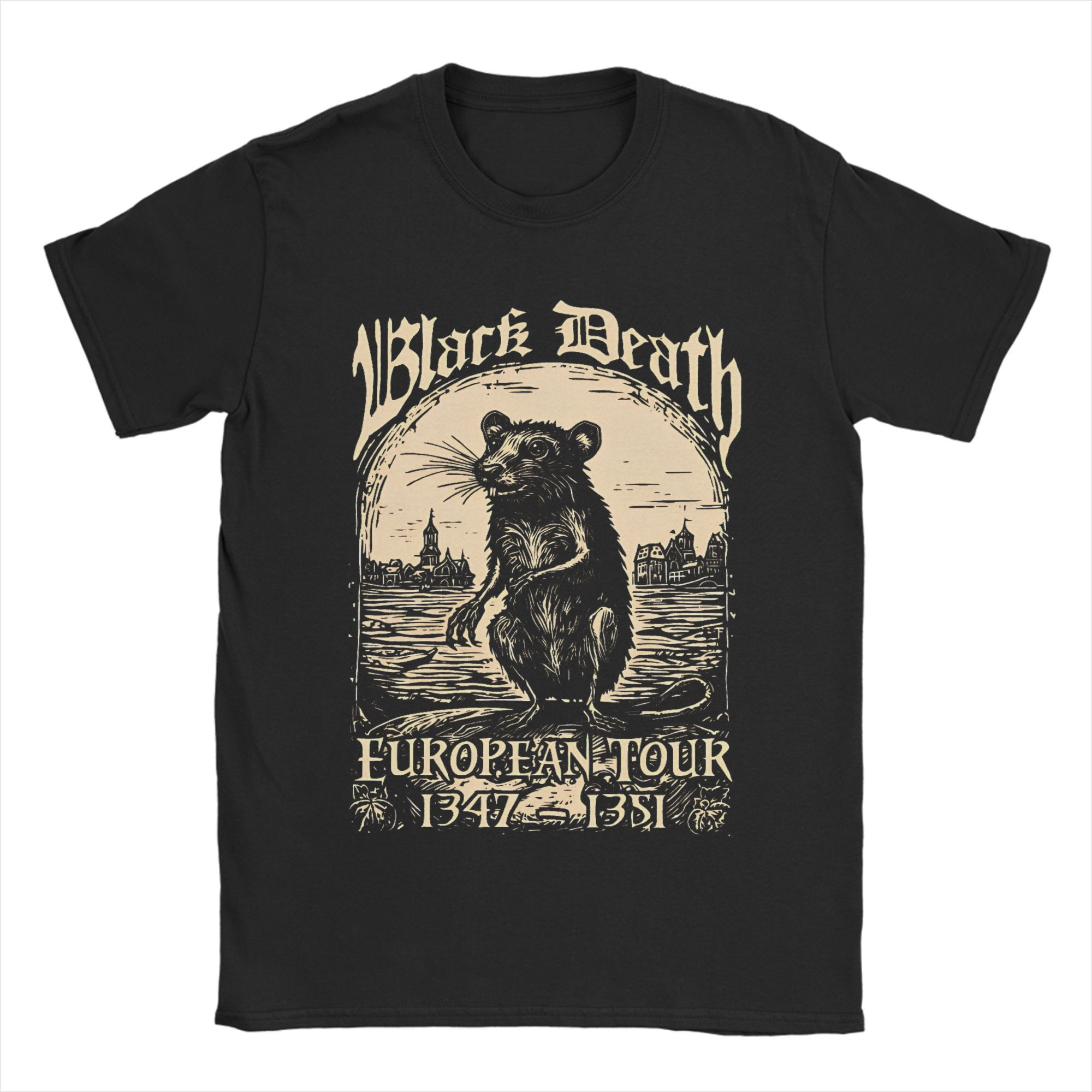 Black Death European Tour 13471351 Rat T-shirt XXXL