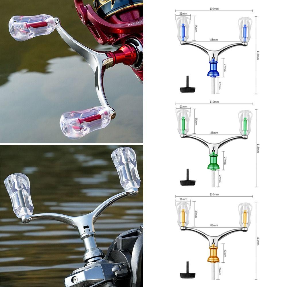 Aluminum Alloy Double Grip Handle Foldable Handlebar Replacement Reel For 1000-4000 Model