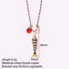 Collana Pesce Stile Boho Y2K per Donna Set da 3 Pezzi Carino Choker Stella Cuore Collari in Pietra Naturale Gioielli Estivi Trendy da Donna a Catena Lunga