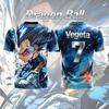 2026 Sommer Neu Herren Dragon Ball NR.107 Vegeta 3D Gedrucktes Fußballtrikot T-Shirt Anime T-Shirt Spezielles Kinder Trikot Y2k