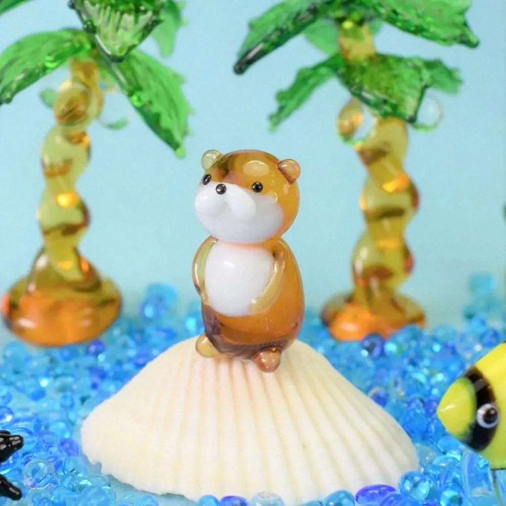 Forcart Cute Handmade Glass Otter