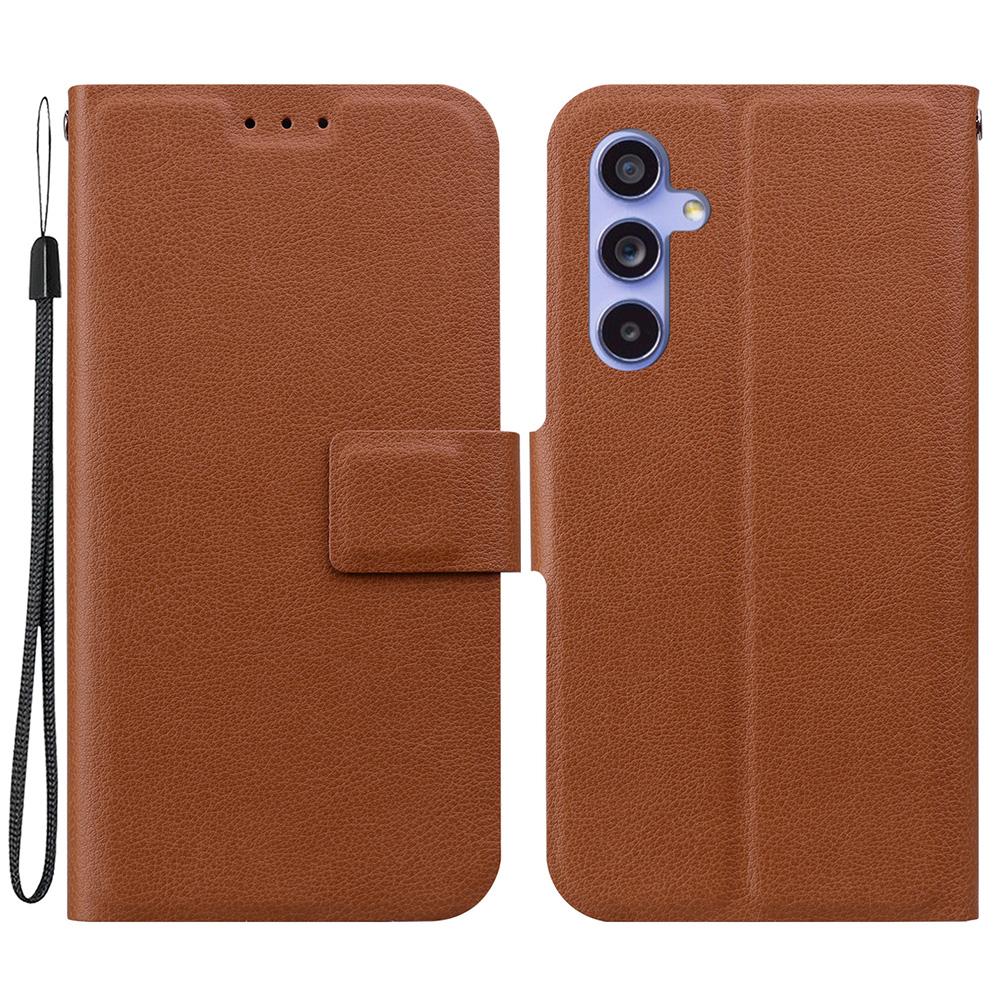 

For Samsung Galaxy S23 FE Case Ultra-Thin PU Leather + TPU Phone Cover with Card Slot B