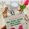 10pcs Forest Animal Vinyl Stickers - Giraffe Lion Tiger Elephant Designs for DIY Journal Decor, Cup Decoration & Notebooks ZSY