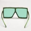 New Fashion Brand Luxury Designer Rhinestone Sunglasses Women Diamond 2026 Oversized Shades Glasses Vintage Square Sunglasses