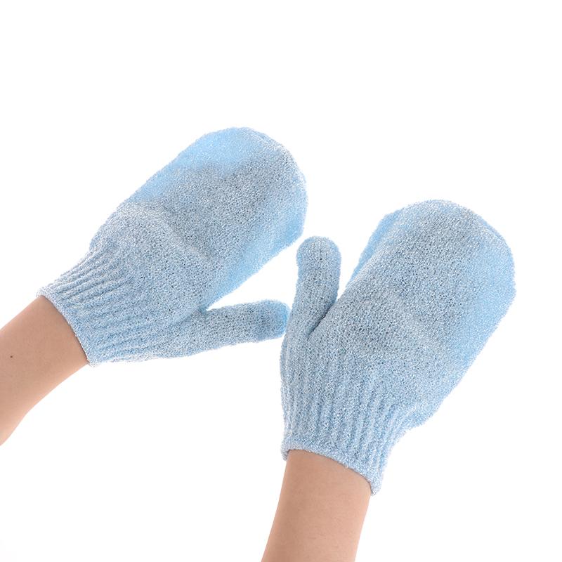 1 Paar Haushalts-Badehandschuhe Duschtuch Peeling Körperwäsche Schaumnetz Seifensäckchen Haushaltswaren Elastisches Abwischen Rücken Baden Reinigung