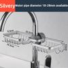 Kitchen Sink Drain Rack Sponge Storage Basket Faucet Holder Space Aluminum Soap Drainer Shelf Organizer Bathroom Accessories
