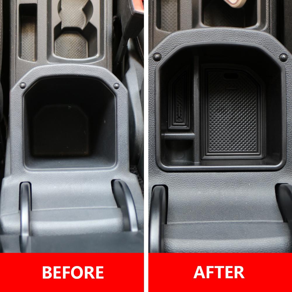 Car Armrest Storage Box Tray for Volkswagen VW T-Roc Troc 2018 2019 2020 2021 2022 2023 2024 Organizer Accessories