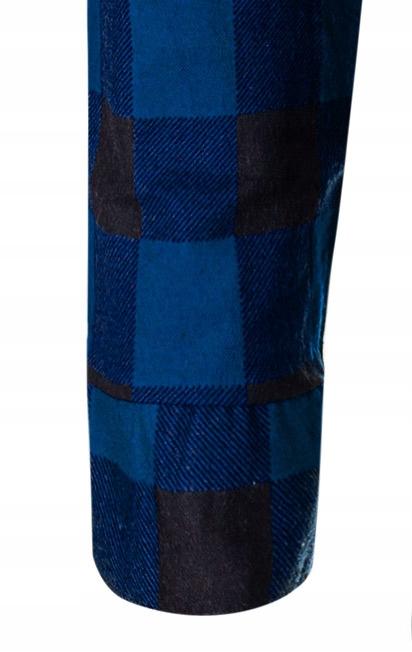 Koszula Flanelowa Casual W Krate Męska 100% Bawełna R. Xl
