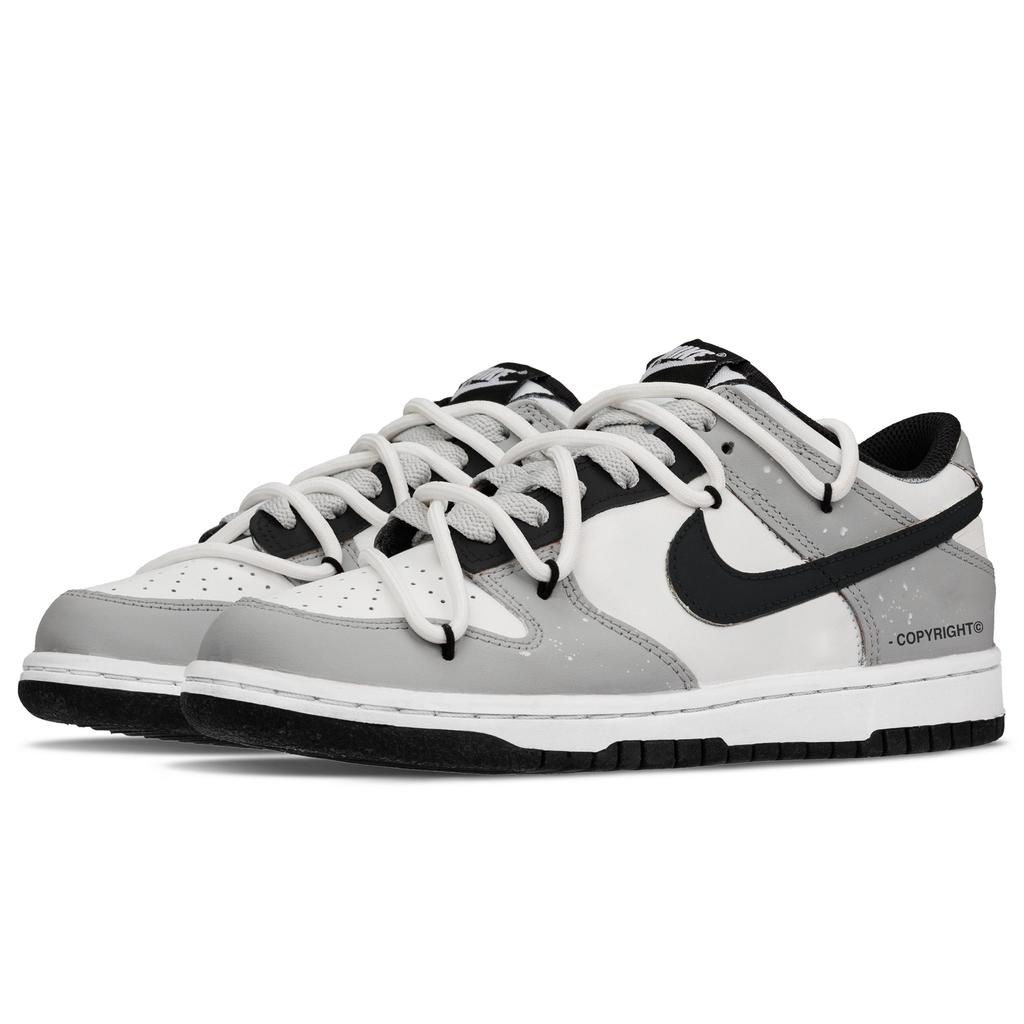 Nike Dunk Broken Realm A Low top Skateboard Shoes Unisex Black Gray White DD1391-100(Team1102-A)