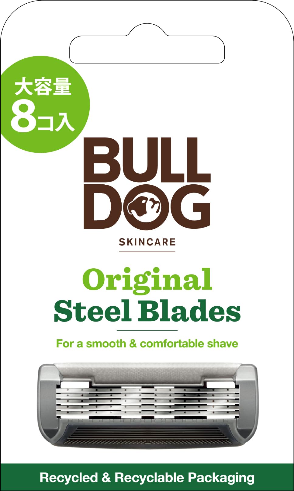 

Оригинальные сменные лезвия Bulldog (Пакет из 8) Бритвенный станок [Эксклюзив Amazon.co.jp]