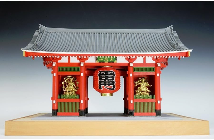 Woody Joe Kaminarimon Wooden Model Assembly Kit 1/50 (Building)