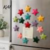 Decorative Whiteboards Magnets 2Pcs 3D Star Refrigerator Magnet, Resin Shape Fridge Magnet Magnetic Decoration for Kitchen Office Whiteboard