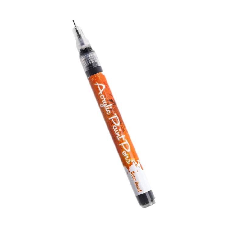 

Line Acrylic Paint Marker With Fine Tip Paint Pen for Rock Painting Scrapbooking чёрный