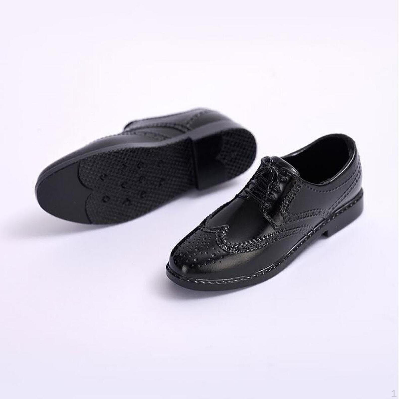 

Масштаб 1/6 Фигурка Обувь Миниатюрная прочная модель ручной работы для 12-дюймовых фигурок Одевалки коричневый