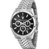 Attrazione Chronograph Stainless Steel Black Dial Quartz R8853151022 Men's Watch
