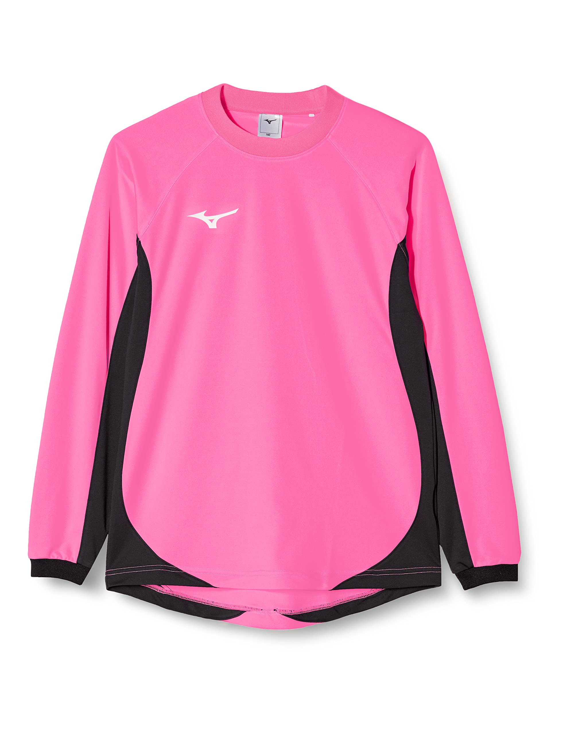 [Mizuno] Футбольная форма Вратарская футболка Однотонная Детская P2MA1175 Розовый 160