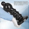 Black Pull Beads 9.5cm Giant Big Head Dildo Anal Plug Fisting Adult Products