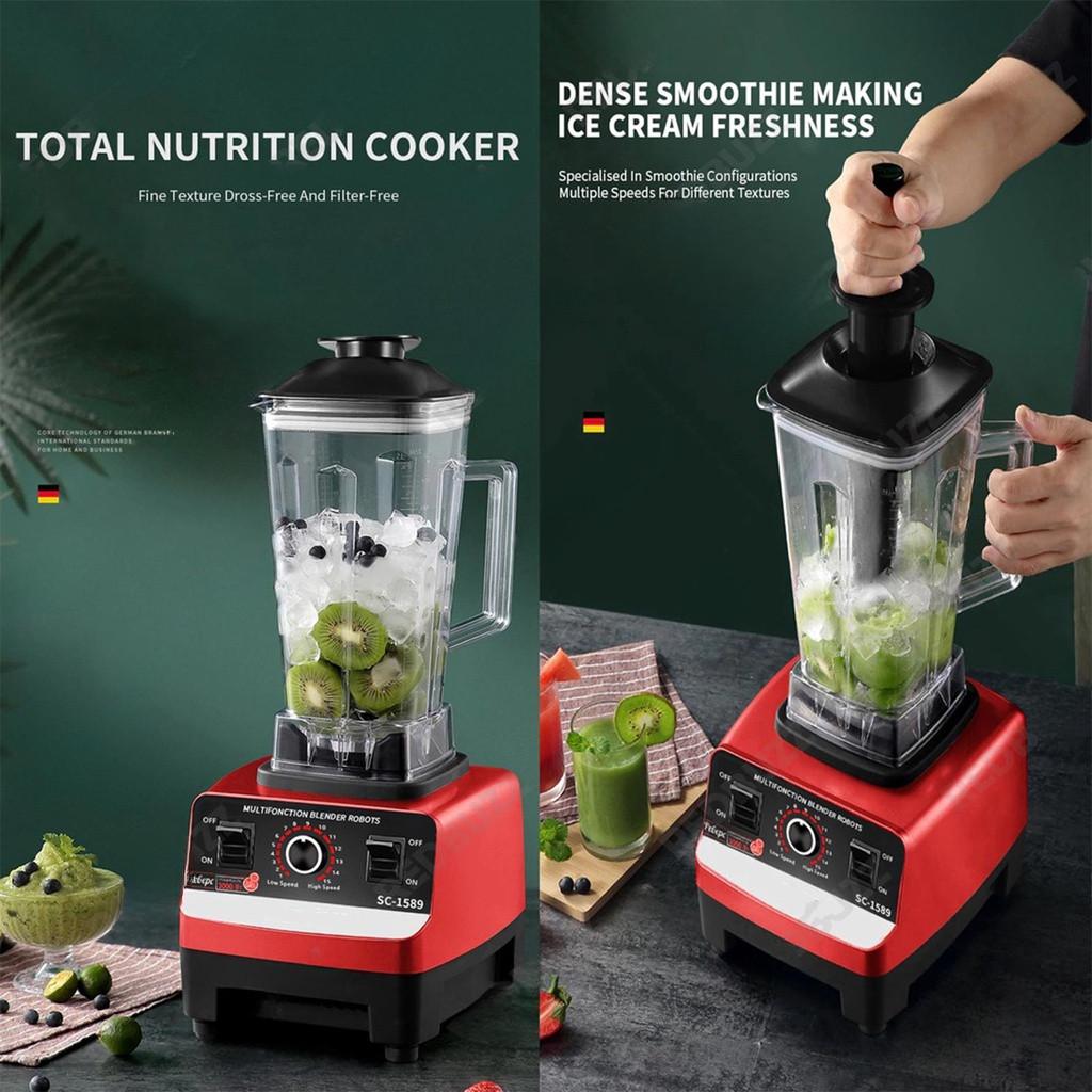 2.5L 4500W Mixer Kitchen Food Processor Ice Smoothies Crusher Large Capacity Electric Juicer Heavy Duty Blender