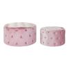 DKD Home Decor-Footstool DKD Home Decor Pink Velvet Wood MDF Glam (2pcs)