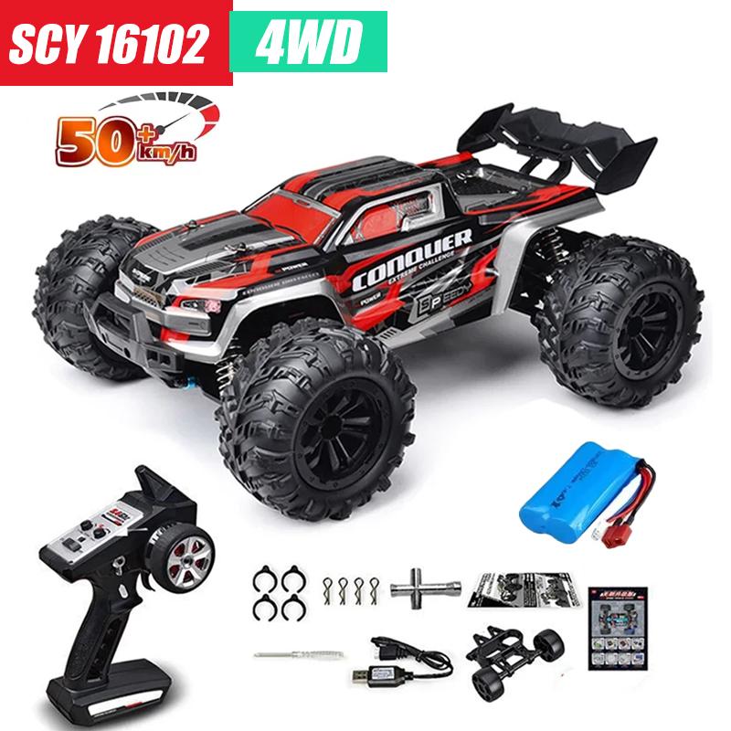Scy16101 Pro High Speed RC Car Brushless 4WD Off-Road Drift Remote Control Car 1:16 Professional Racing Cars Vs SG116MAX Wltoys