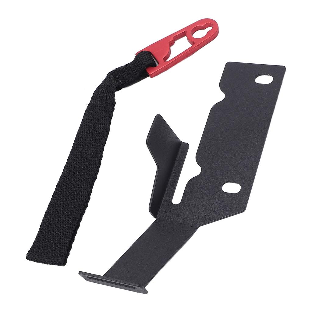 Rücksitz Schnellverschluss mit verstellbaren Riemen Metall Nylon Rücksitz Schnellverschluss Werkzeug Ersatz