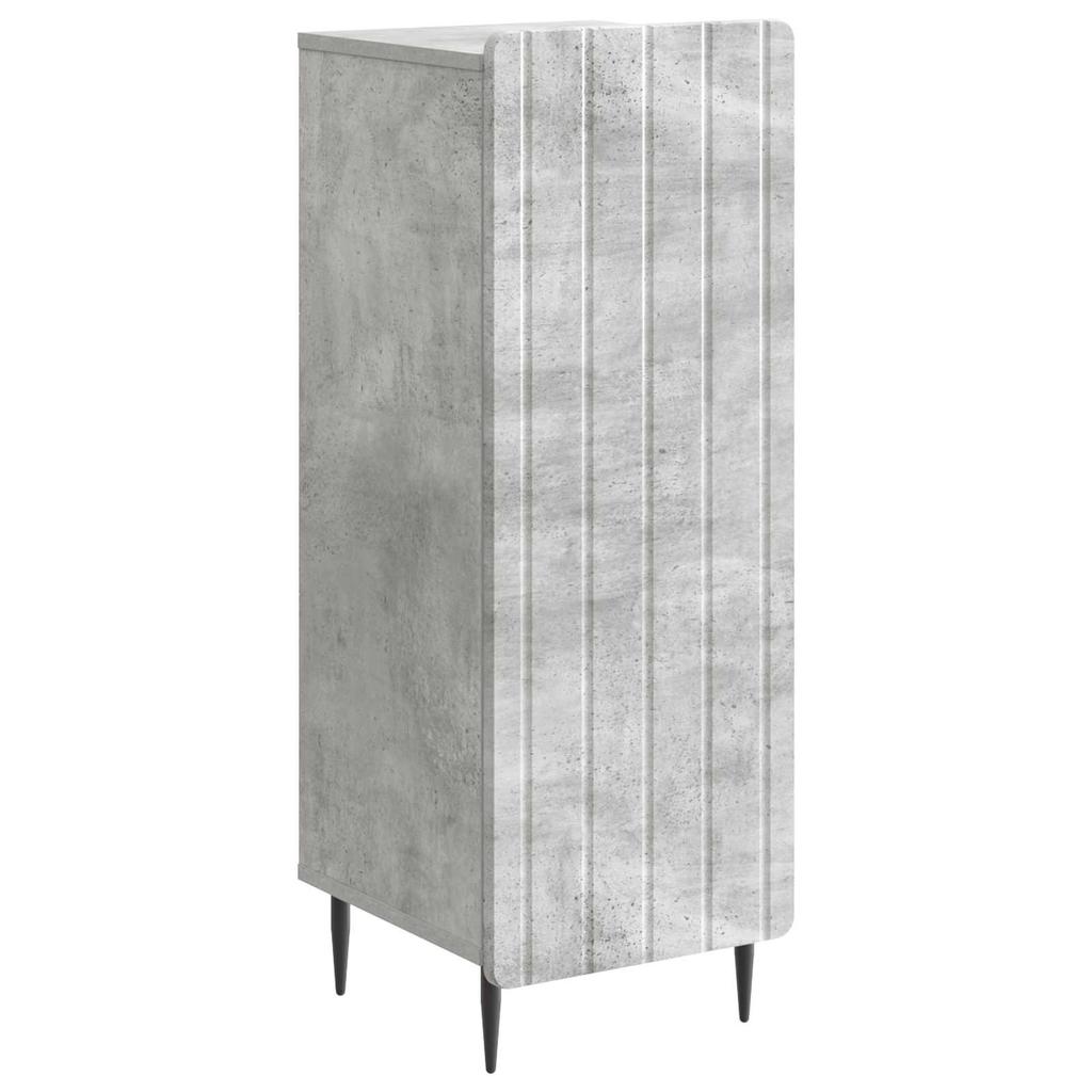 Sideboard Concrete Grey 34.5 x 33 x 92 cm Particleboard
